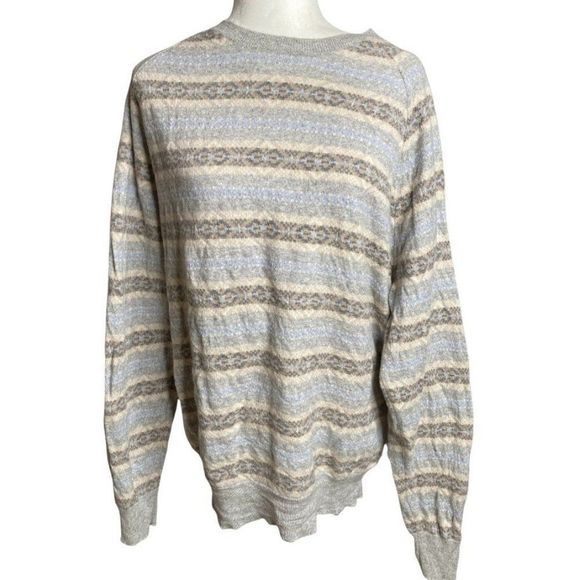 Dunhill Other - Dunhill mens merino cashmere crewneck stripe sweater
